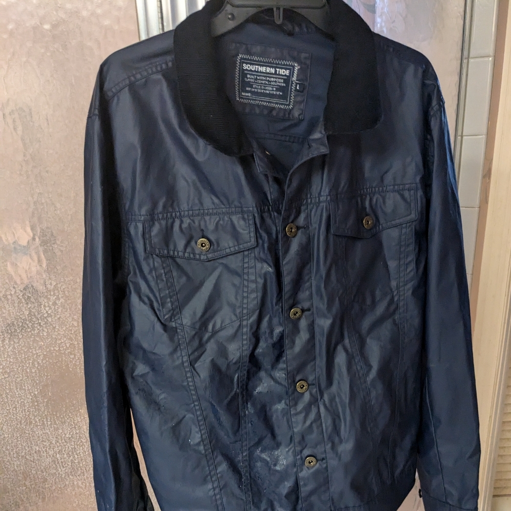 Southern Tide Navy Jacket Mens Large